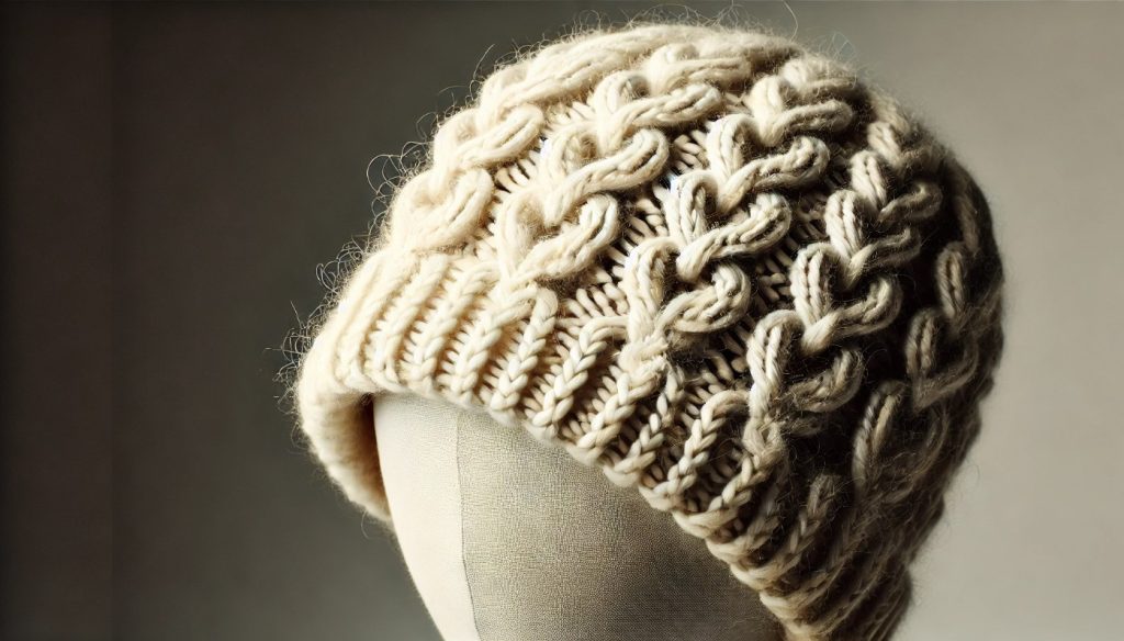 Cable Knit Alpaca Hat